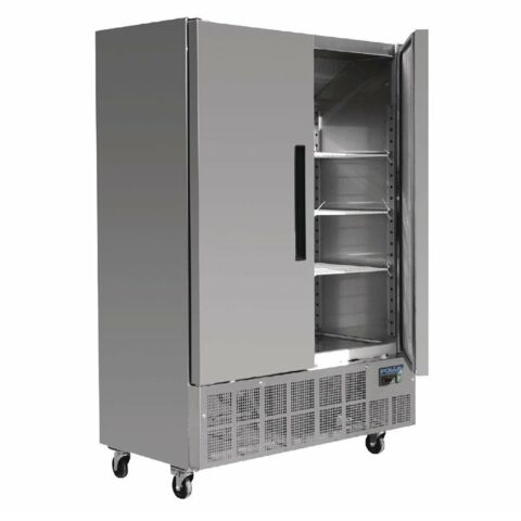 POLAR Slimline Kühlschrank Edelstahl 960L