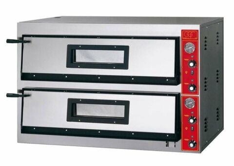 GGF Profi Pizzaofen 2 BackKammer, 12.8 kW, 1150x735x750mm, für 12x Ø30cm Pizzen