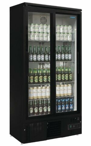 POLAR Flaschen-Kühlschrank 2 Schiebetüren, 920x514x1880 mm