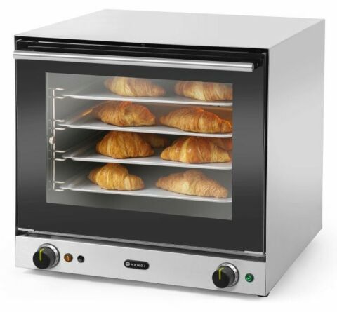 HENDI Heissluftofen mit Beschwadung H90S, 4 Bleche 436x315mm, 2670W