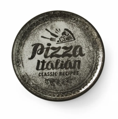 Pizzateller schwarz Ø-330mm Recipe Collection