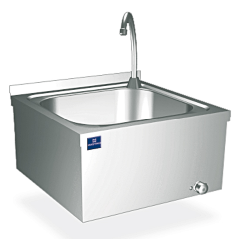 Handwaschbecken mit Kniebedienung