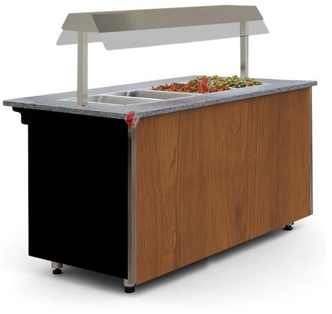 IGLOO Bainmarie Buffet ML08 Gastroline Open 1.5, Länge 1500mm
