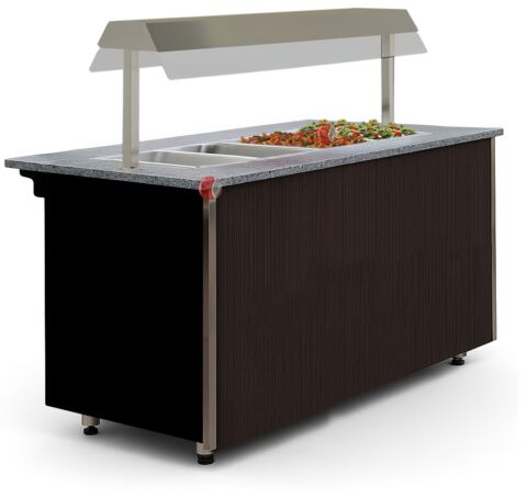 IGLOO Bainmarie Buffetwagen ML17 Gastroline Open 1.5, Länge 1500mm