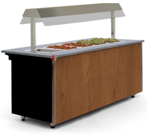 IGLOO Bainmarie Buffet MÖ08 Gastroline Open 2.0, Länge 2000mm