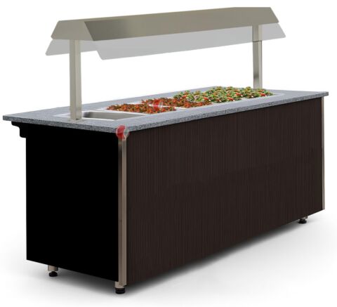 IGLOO Bainmarie Buffet MÖ06 Gastroline Open 2.0, Länge 2000mm