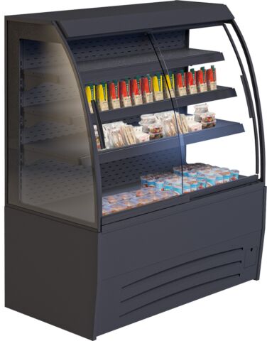 IGLOO Wandkühlregal Luna 90 DP mit Schiebetüren 1,41 kW, 900 mm