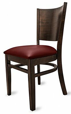 Gastro Restaurantstuhl Elan Sitz in bordeaux-Gastro-Germany