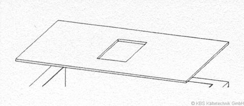 Behälterabdeckung für B 100 passend für Flockeneisbereiter KF 180