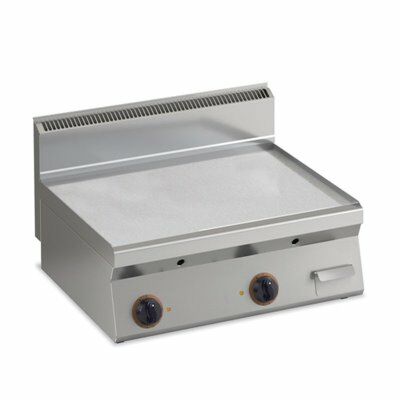 KBS Elektro Grillplatte glatt verchromt 996x555mm 3 Heizzone
