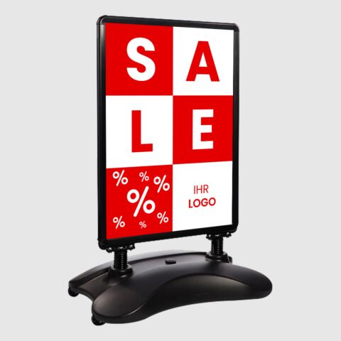 Kundenstopper SNE520 „SALE“ mit A1-Plakat & Logo
