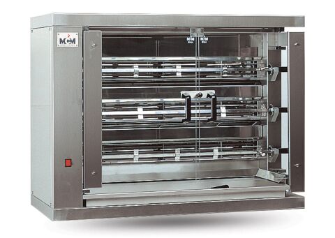MCM Elektro Hähnchengrill 3EE mit 3 Spießen für 15-18 Hähnchen