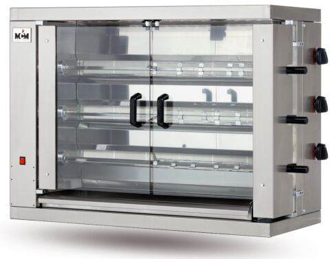 MCM Gas Hähnchengrill 3 EG mit 3 Spießen für 15-18 Hähnchen