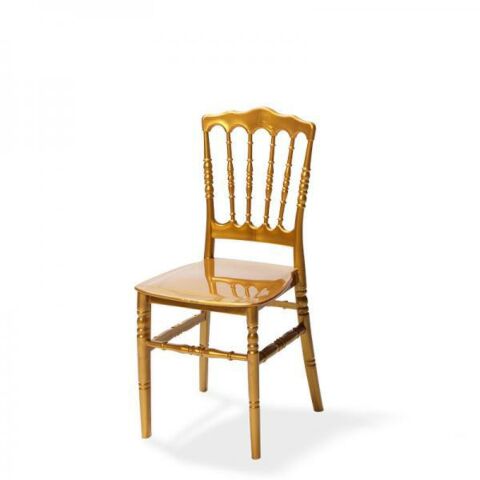 Stapelstuhl Napoleon gold, Polypropylen, 41x43x89,5cm