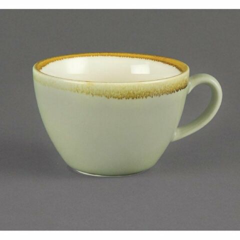 Olympia Kiln Cappuccino Tasse Moos 340ml (6 Stück)-Gastro-Germany