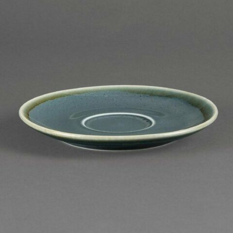 Olympia Kiln Cappuccino Untertasse Ozean 16cm (6 Stück)-Gastro-Germany