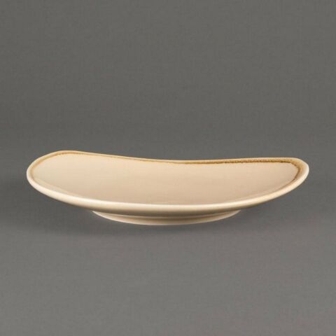 Olympia Kiln dreieckiger Teller Sandstein 23cm (6 Stück)-Gastro-Germany