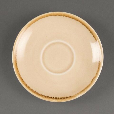 Olympia Kiln Espresso Untertasse sandstein 11,5cm (6 Stück)-Gastro-Germany