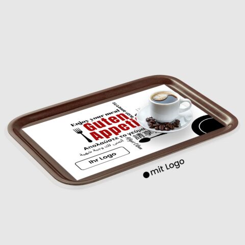 Tischset Tabletteinleger GN 1/1 „Guten Appetit“ mit Logo, weiss (500 Stk,)