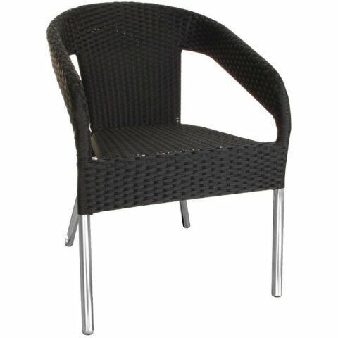 Outdoor Stuhl KRISTA 360ST-A Schwarz-Gastro-Germany