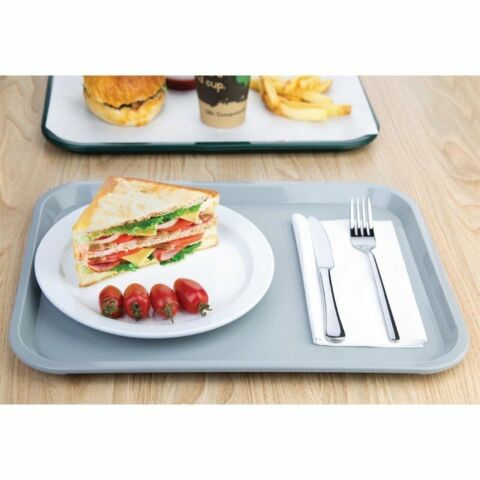 Kristallon Fast-Food-Tablett grau 41,5 x 30,5cm-Gastro-Germany
