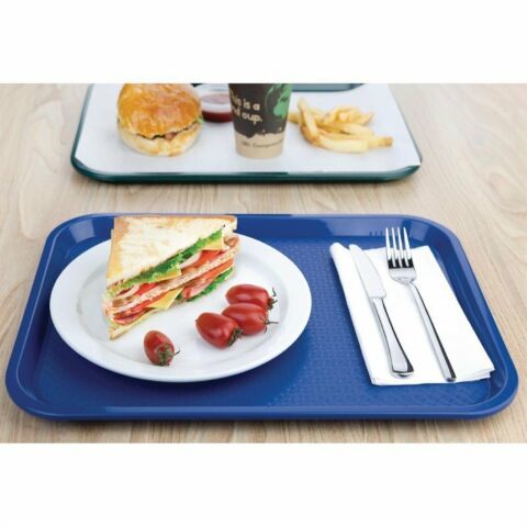 Kristallon Fast-Food-Tablett blau 41,5 x 30,5cm-Gastro-Germany