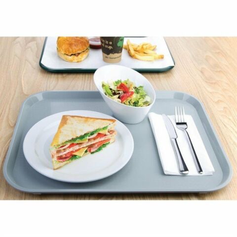 Kristallon Fast-Food-Tablett grau 45 x 35cm-Gastro-Germany