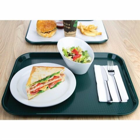 Kristallon Fast-Food-Tablett grün 45 x 35cm-Gastro-Germany