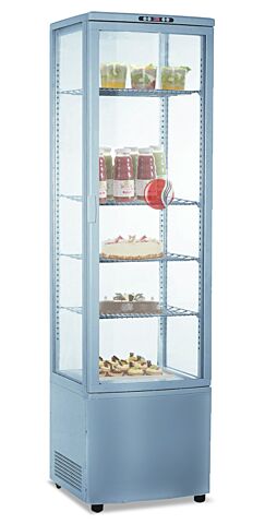 Panoramavitrine RT-280 G LED (silber), 280L-gefüllt