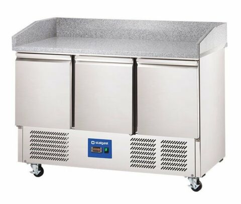 Starline Pizzatisch, 2-türig, mit Kühlaufsatz 5x GN1/6