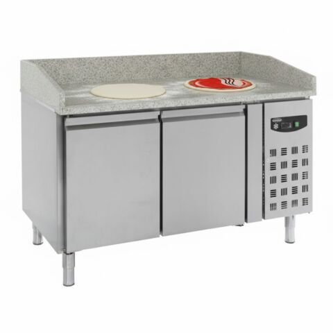 Pizzatisch Standard Line – 2 Türen, 380 Liter, Breite 1510mm