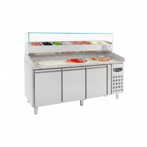 Pizzatisch Standard Line – 3 Türen, 580 Liter, Breite 2025mm
