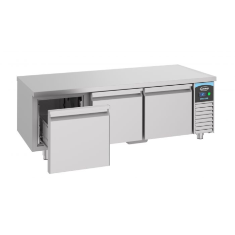 Unterbaukühltisch ProLine mit 3 Schubladen, 1600x700x600mm