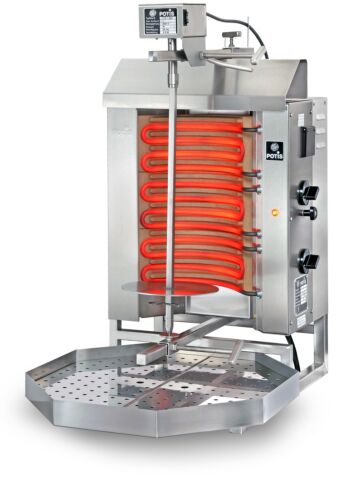 POTIS E1 Elektro Gyrosgrill Dönergrill Kebabgrill 15 kg, Höhe 795 mm