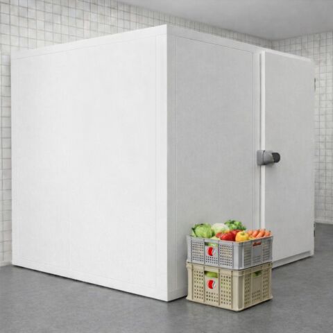 Premium Tiefkühlzelle 2.400x1.500x2.250mm ohne Aggregat, Wandstärke 100mm