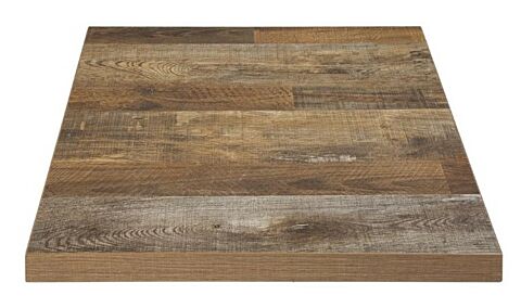 Tischplatte PRIMERO Indoor Urban Dark 70x70cm, 4,8cm Höhe