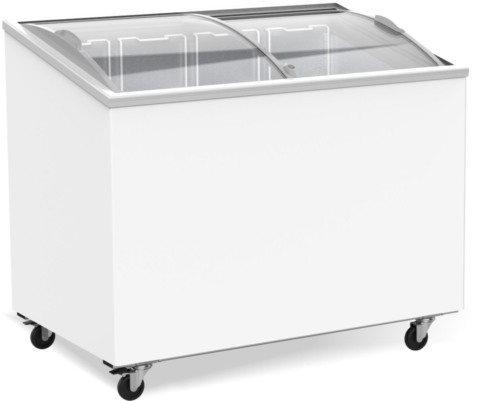 Tiefkühltruhe mit Glasschiebedeckeln | 297 Liter | 4 Körbe