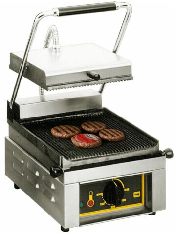 ROLLER GRILL Kontaktgrill, 2 kW, Abmessung 330 x 385 x 220 mm