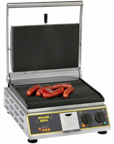 ROLLER GRILL Kontaktgrill mit Timer, 400x475x310 mm, 3,4 kW