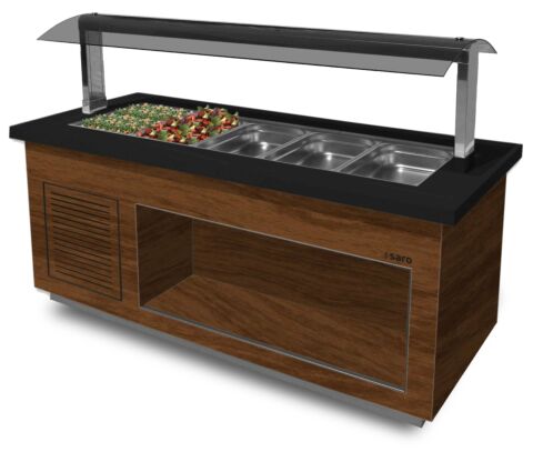SARO Premium Salatbar SB-K20gefüülte Behälter