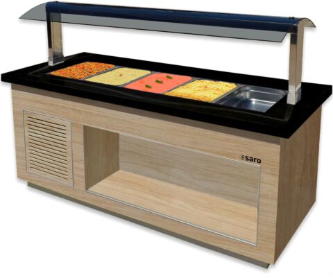 SARO Heißes Buffet für 5x 1/1 GN, PREMIUM LINE SB-H200 OAK