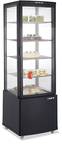 SARO Kühlvitrine PHIL, schwarz