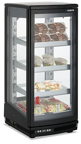 SARO Kühlvitrine SC 95, schwarz