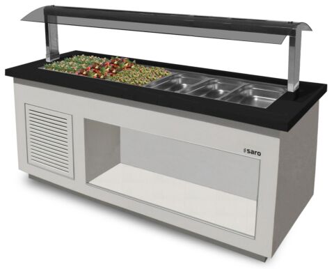 SARO Salatbar Premium SB-K230 für 6x 1/1 GN gefüllt