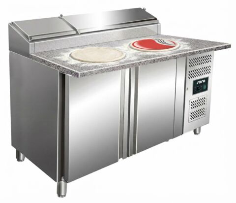 SARO Pizza Belegstation SH 1500mm, Granitarbeitsplatte, 1/3 GN