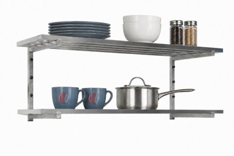 SARO Wandbord mit Streben, 2 Borde 1600mm
