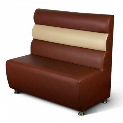 Gastronomie Sitzbank GALA braun mit beige 120 cm-Gastro-Germany