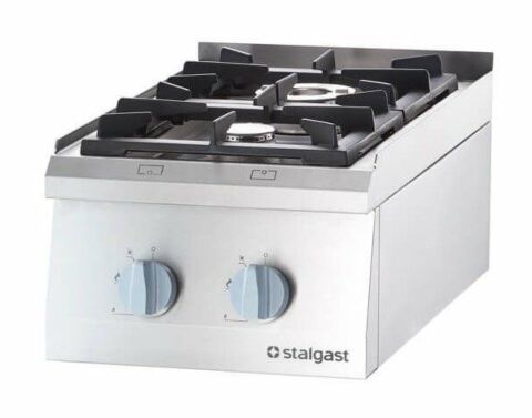 STALGAST Gas-Kochfeld mit 2 Brennern (3,5 + 7), 400mm