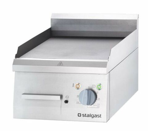 STALGAST Elektro-Griddleplatte, 400x700 mm, glatte Grillfläche, 4,05kW