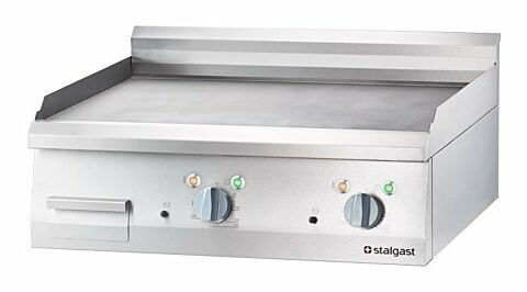 STALGAST Elektro-Griddleplatte, 800x700 mm, glatte Grillfläche